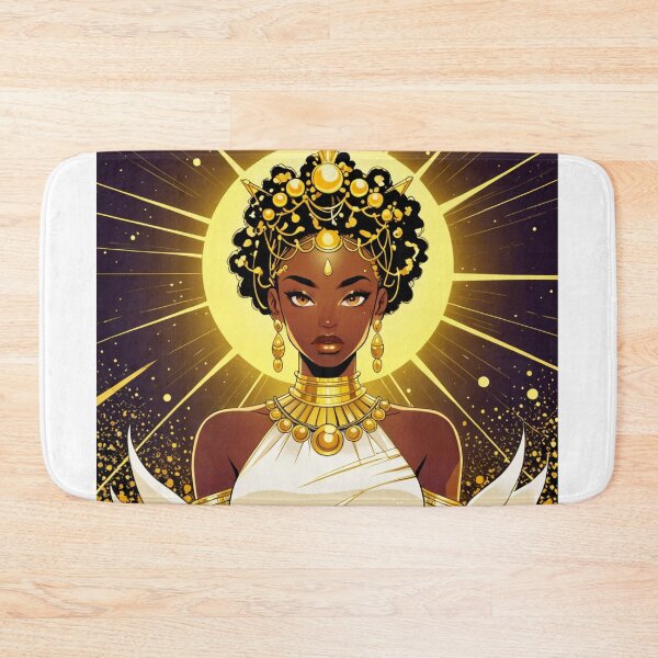 Item preview, OSHUN – GODDESS OF LOVE AND RIVERS anime poster RETRO designed and sold by BespokeBrushes.