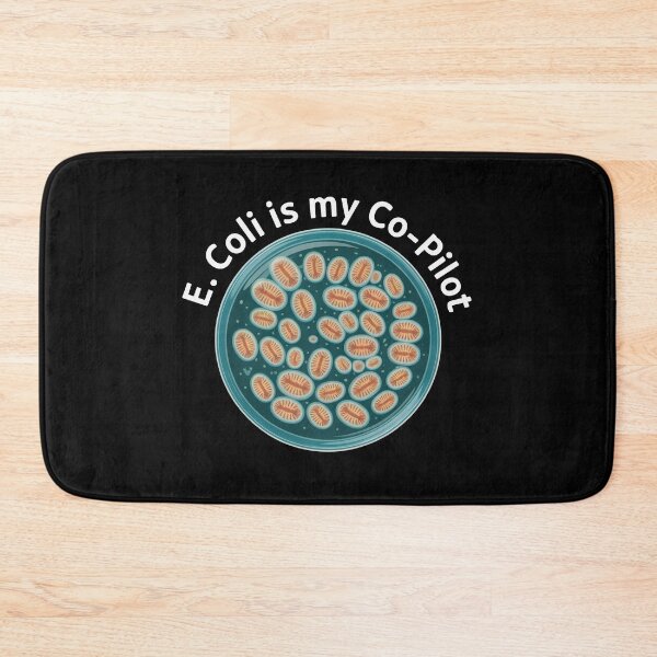 Item preview, E Coli is my co-pilot, funny microbiology designed and sold by NoetherSym.