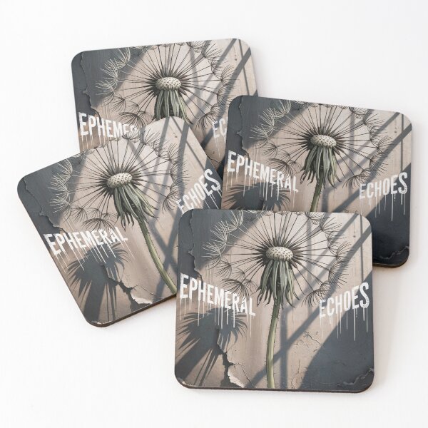 Item preview, Ephemeral Echoes Dandelion Grunge Art designed and sold by ShadowAndSlate.