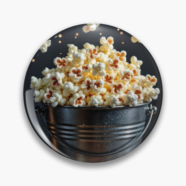 Item preview, Popcorn Exploding In a Metal Bucket designed and sold by Maria Dryfhout.