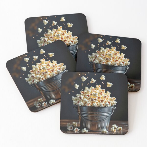 Item preview, Popcorn Exploding In a Metal Bucket designed and sold by Maria Dryfhout.