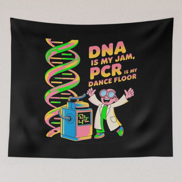 Item preview, DNA is my jam, PCR is my dance floor, funny biology designed and sold by NoetherSym.