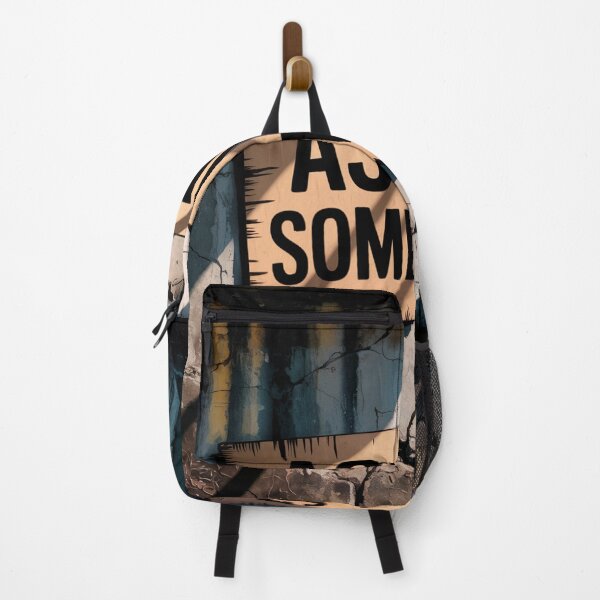 Item preview, Ask Me Something Urban Art Sign designed and sold by ShadowAndSlate.