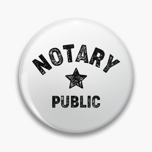 Item preview, Modern Notary Public | Minimalist Black Lettering Design designed and sold by NotaryLife.