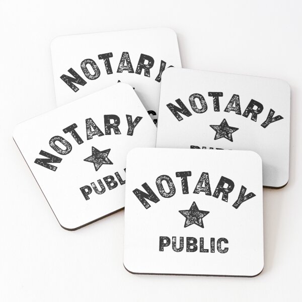 Item preview, Modern Notary Public | Minimalist Black Lettering Design designed and sold by NotaryLife.