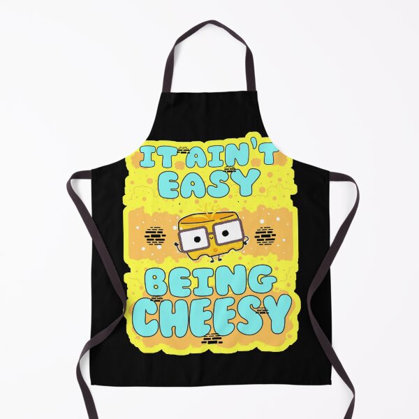 Item preview, It Aint Easy Being Cheesy Kawaii Food designed and sold by Renata Illustrata.
