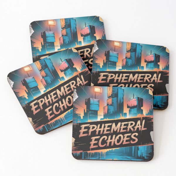Item preview, Ephemeral Echoes Urban Cityscape Art designed and sold by ShadowAndSlate.