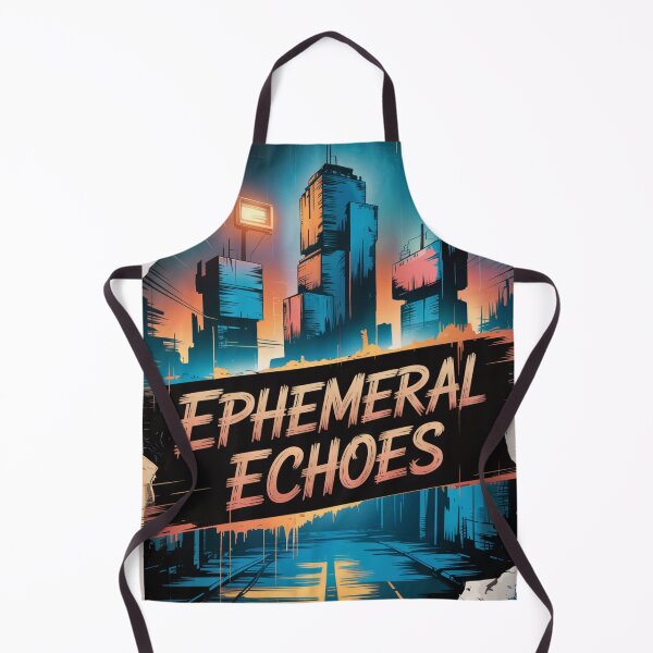 Item preview, Ephemeral Echoes Urban Cityscape Art designed and sold by ShadowAndSlate.