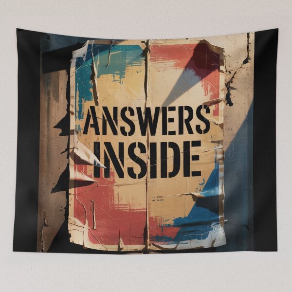 Item preview, Answers Inside Urban Poster Art designed and sold by ShadowAndSlate.