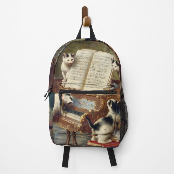 Item preview, Vintage Illustration of Singing Kittens at the Piano. designed and sold by LoveVintageToo.