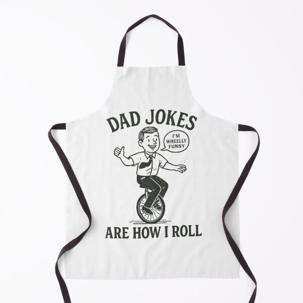 Item preview, Dad Jokes Are How I Roll - Funny Unicycle designed and sold by Moad Fahim.
