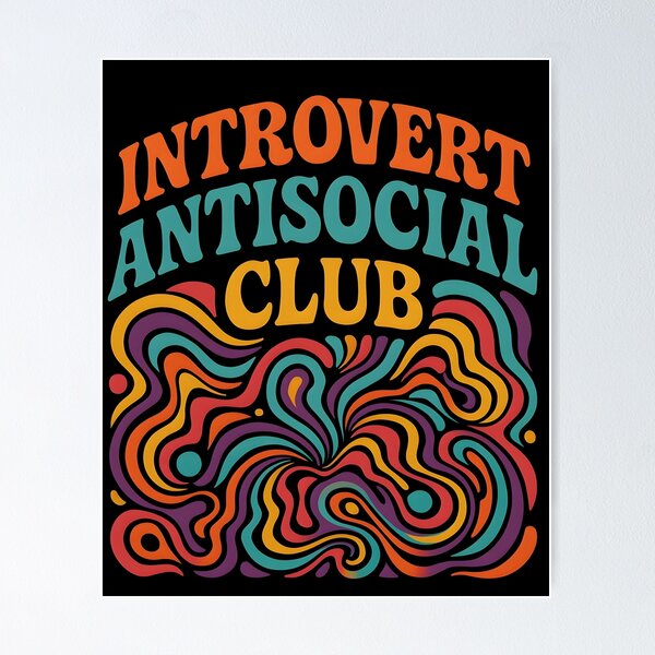 Artikel-Vorschau von introvertierter, asozialer Club, designt und verkauft von 95kinimoD.