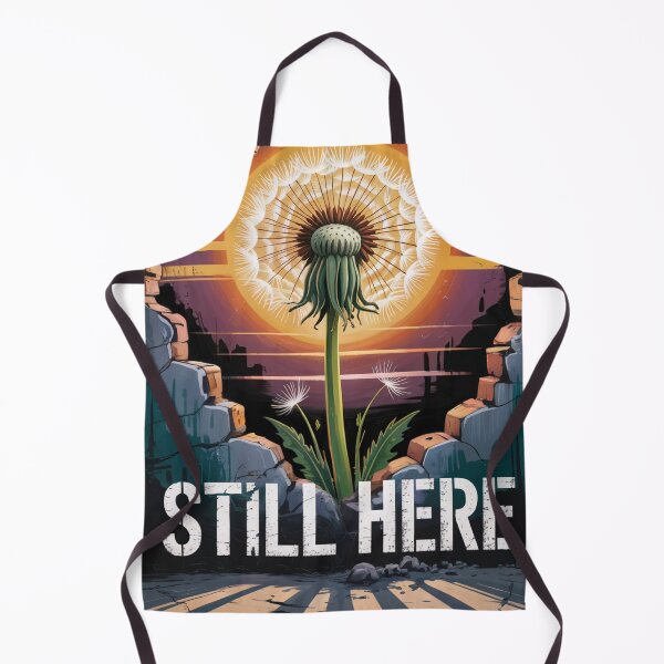 Item preview, Still Here Dandelion Street Art Mural designed and sold by ShadowAndSlate.