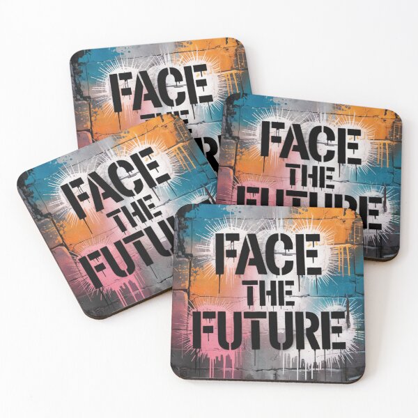 Item preview, Face the Future Graffiti Street Art designed and sold by ShadowAndSlate.