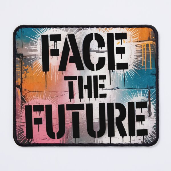 Item preview, Face the Future Graffiti Street Art designed and sold by ShadowAndSlate.