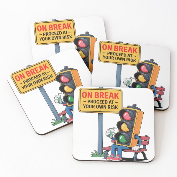 Item preview, Funny Traffic Lights On Break Proceed At Your Own Risk designed and sold by PietrzakDesign.