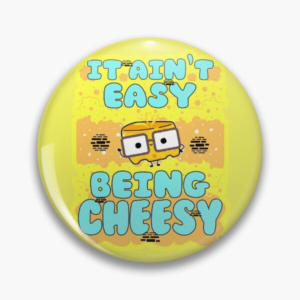 Item preview, Aint Easy Being Cheesy Cute Kawaii Food designed and sold by Renata Illustrata.
