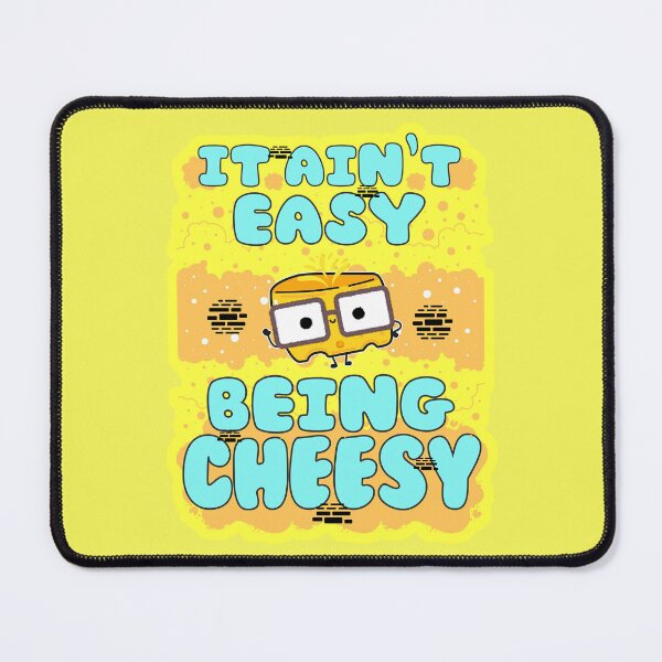 Item preview, Aint Easy Being Cheesy Cute Kawaii Food designed and sold by Renata Illustrata.