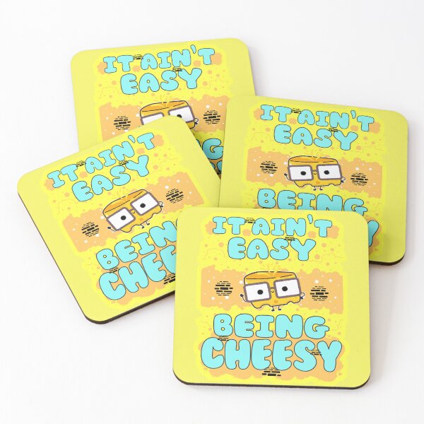 Item preview, Aint Easy Being Cheesy Cute Kawaii Food designed and sold by Renata Illustrata.