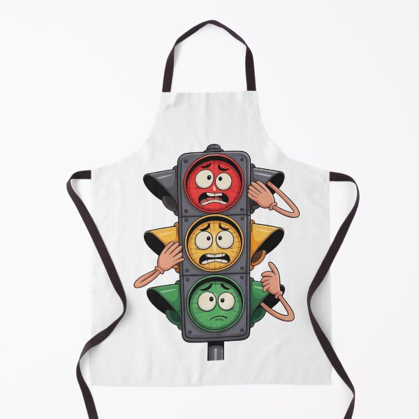 Item preview, Funny Traffic Lights Emojis designed and sold by PietrzakDesign.