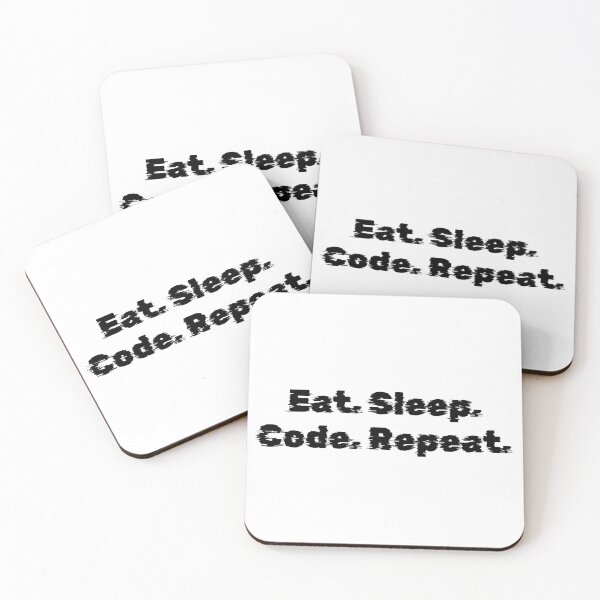 Item preview, Eat. Sleep. Code. Repeat. designed and sold by Ninjacatoff.