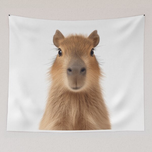 Aperçu de l'œuvre Adorable bébé capybara pour les amoureux des capybaras mignons créée et vendue par LazyOwlStore.