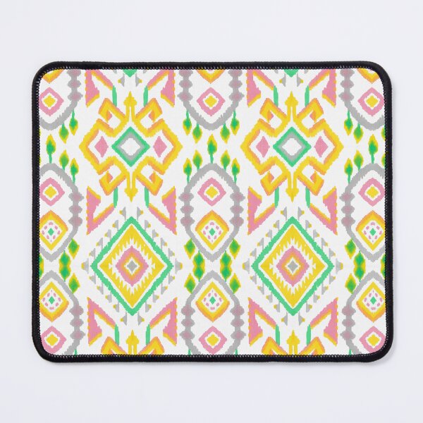 Item preview, Felt tip pen ikat design white designed and sold by Alessandro Remo Mazzoni Remotextiles.