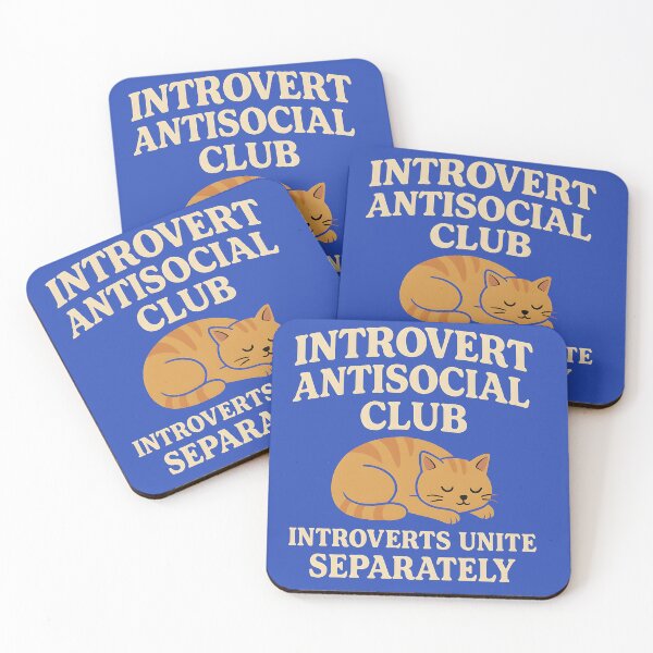 Item preview, introverts unite separately designed and sold by 95kinimoD.