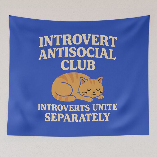 Item preview, introverts unite separately designed and sold by 95kinimoD.