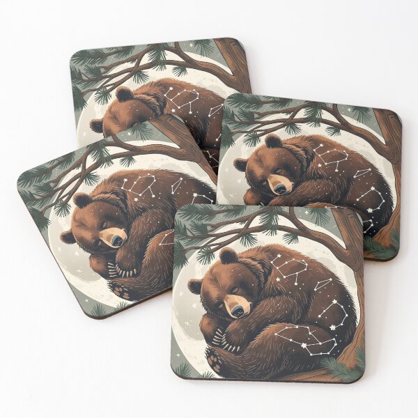 Item preview, Stargazer Bear – Sleep Beneath the Pines designed and sold by Deezyned.