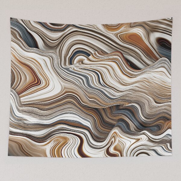 Item preview, The Winding Road Of Love: (Faux) Agate Abstract designed and sold by DEC02.