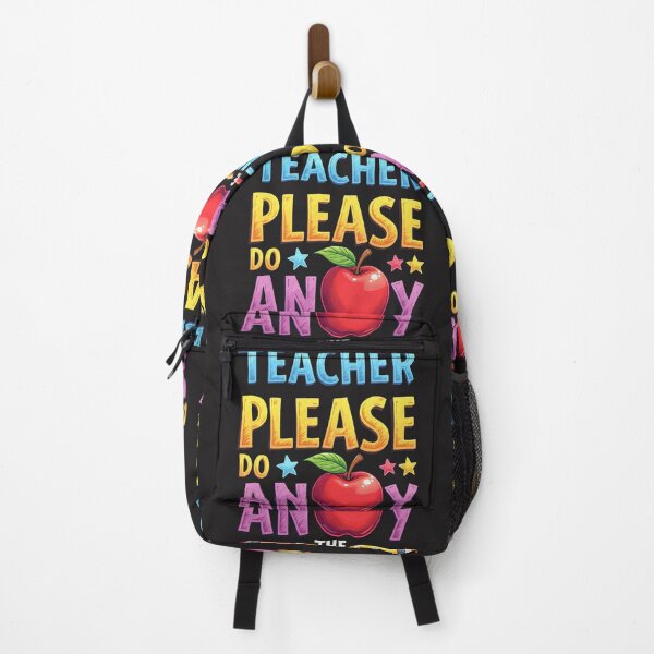 Item preview, Please Do Not Annoy The Teacher – Funny Back to School Apple Quote Design designed and sold by GiftLore Studio.