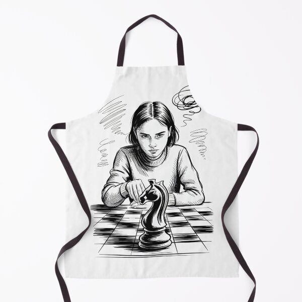 Item preview, Dynamic Female Chess Player Strategy designed and sold by ShadowAndSlate.