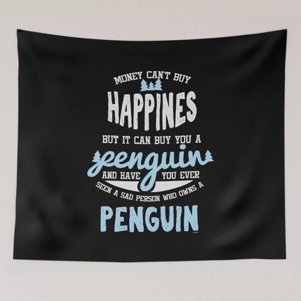 Item preview, Penguin Is Happiness designed and sold by TomGiantDesigns.