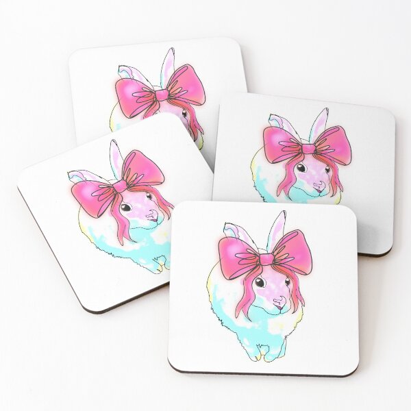 Item preview, Coquettecore Bunny with Giant Pink Bow – animalzinhats designed and sold by Ashley’sAnimalz.