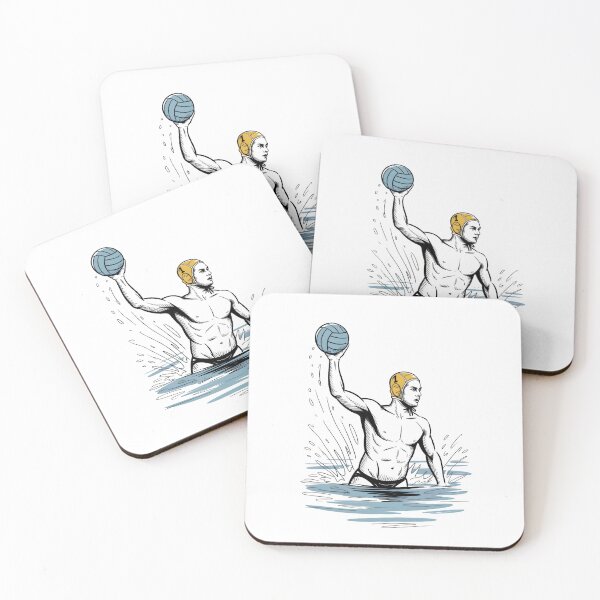 Item preview, Dynamic Male Water Polo Player Shot designed and sold by ShadowAndSlate.