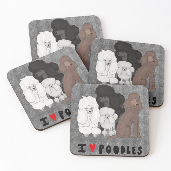 Item preview, I Heart Poodles designed and sold by MadPoodles.
