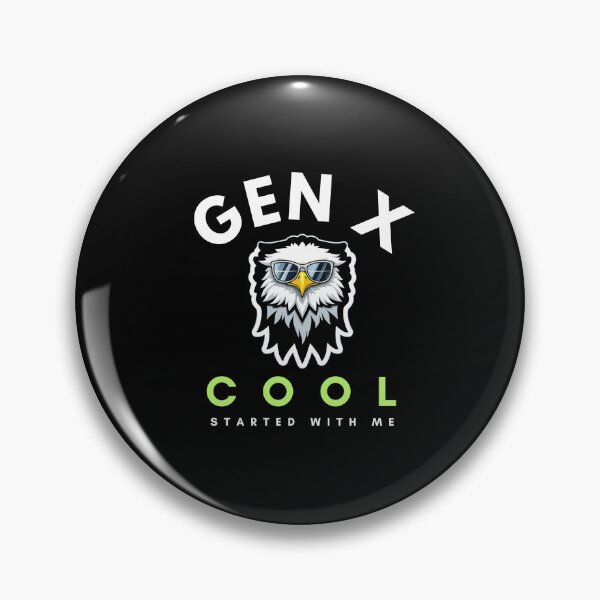Aperçu de l'œuvre GÉNÉRATION X : Le cool a commencé avec moi. créée et vendue par PixieArtStudio.