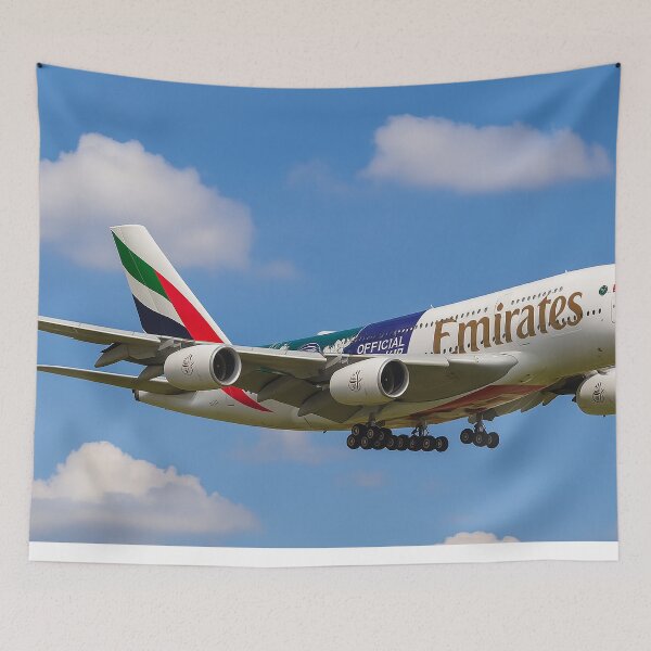 Item preview, Emirates Airbus A380 In Sport Wimbledon Livery designed and sold by Skyframe Aviation.