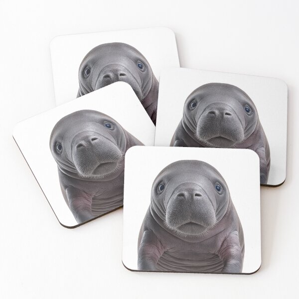 Item preview, Adorable Baby Manatee for Cute Manatee lovers designed and sold by LazyOwlStore.
