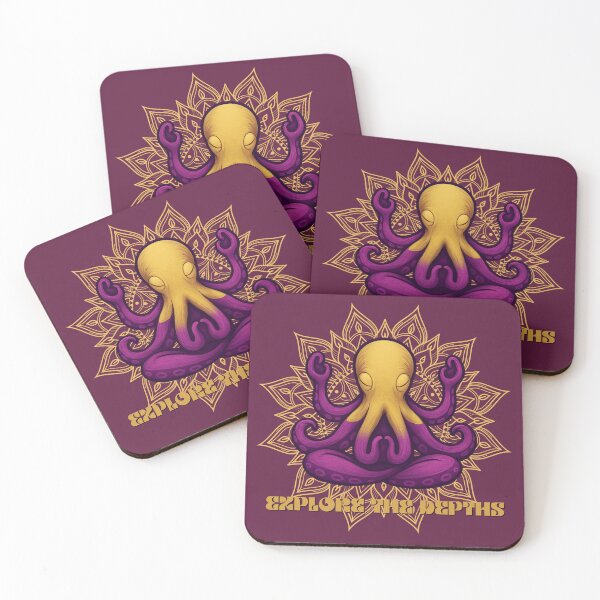 Item preview, Zen Octopus: Mandala Meditation Vibes designed and sold by PinkOctopusArt.