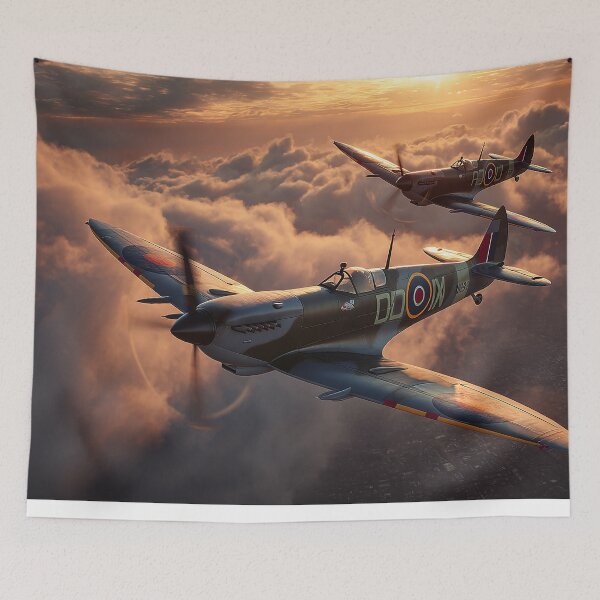 Item preview, Controlling Our Borders Spitfires designed and sold by Skyframe Aviation.