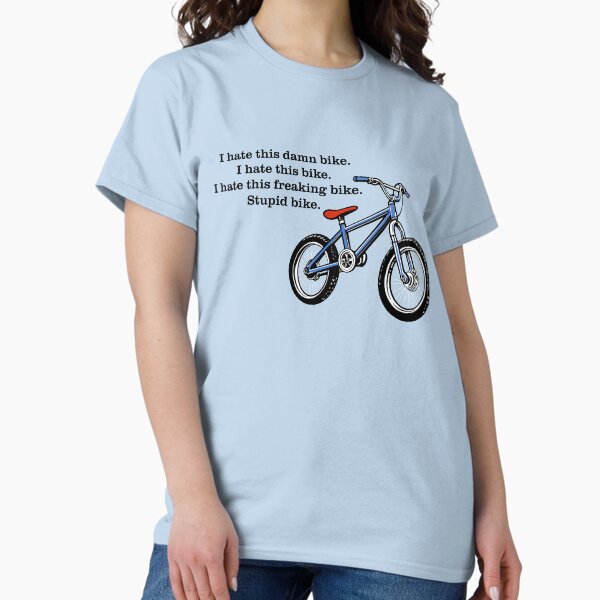 Aperçu de l'œuvre Je déteste ce vélo créée et vendue par Third Quarter Run.