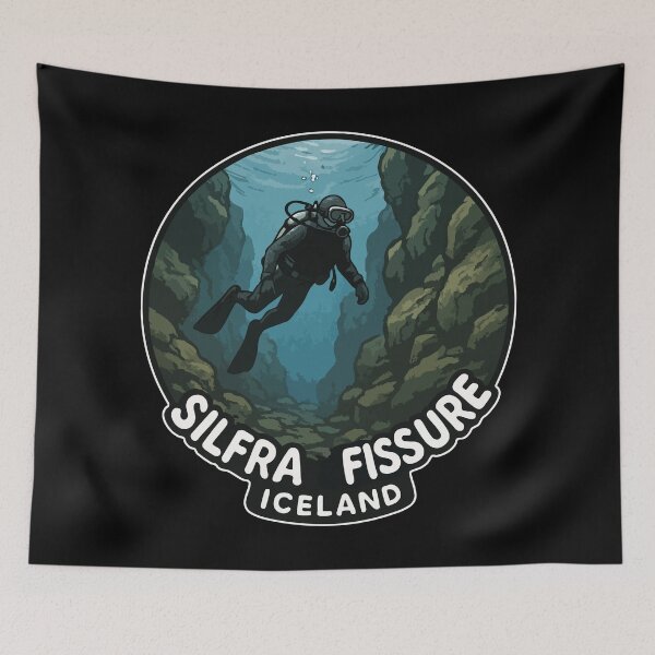 Item preview, Silfra Fissure Iceland Diving designed and sold by TomFrontierArt.