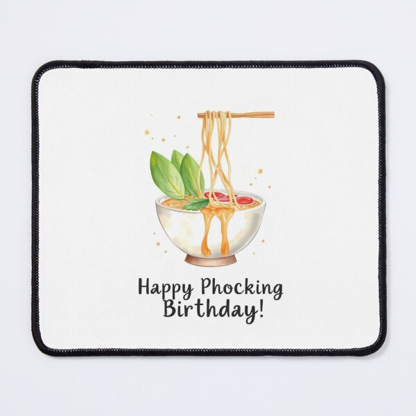 Item preview, Happy Phocking Birthday cute kawaii meme gift pho soup vietnamese designed and sold by CheeseBlueprint.