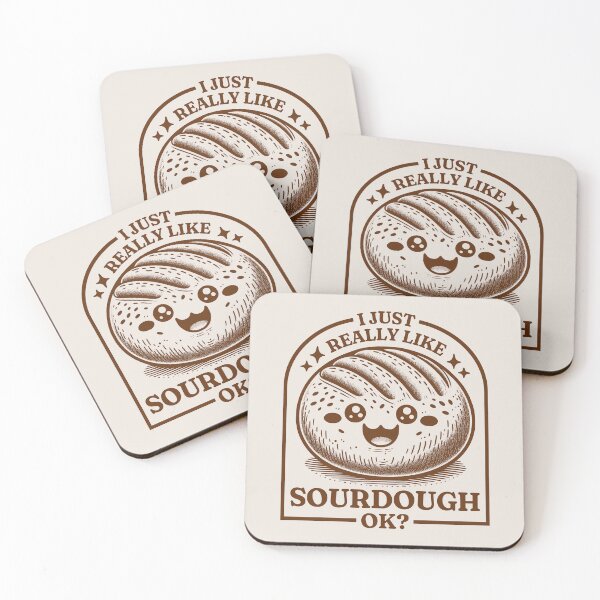 Item preview, I Just Really Like Sourdough Ok? Cute Kawaii Sourdough Bread designed and sold by KLArtzStore.