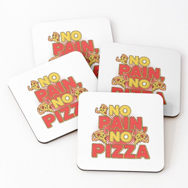 Item preview, No Pain No Pizza Funny Gym Quote designed and sold by 0bscurio.