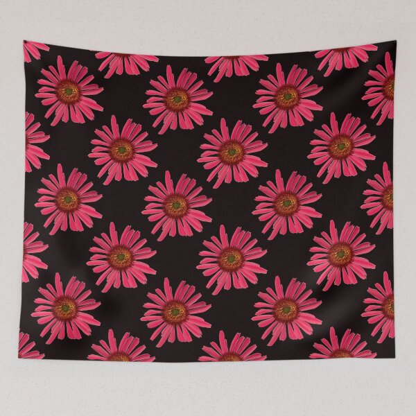 Item preview, Pink Flowers with Pattern (background & no background) designed and sold by BusyBialas.