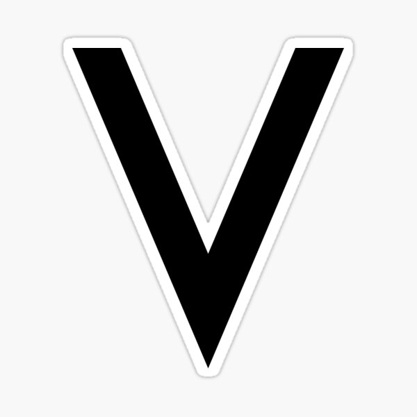 Item preview, V designed and sold by The Common Tee.