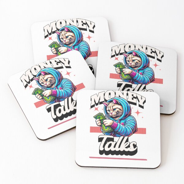 Item preview, Urban Kitty- MONEY Talks - Hip Hop Cat Swag Design designed and sold by wellie-chic.